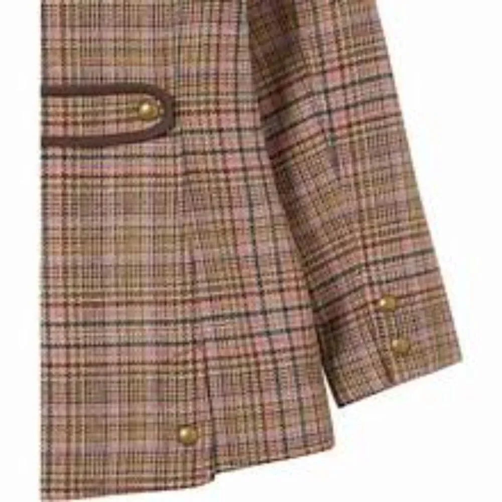 Joules Fieldcoat pink tweed jacket - Picture 6 of 9